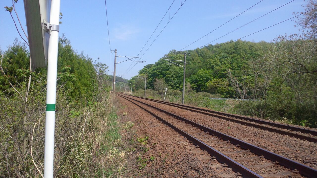東北本線宮城の踏切18 新青木踏切 : 鉄道模型おもちゃ倶楽部