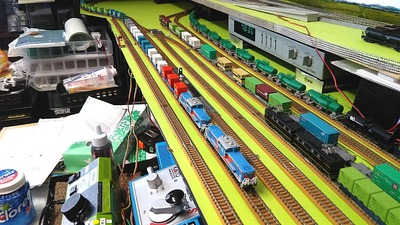 Nゲージ細長レイアウト12月運転会5 : 鉄道模型おもちゃ倶楽部