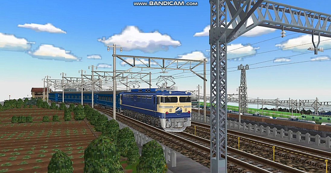 FE65型牽引ブルートレーン7両編成 FE65型牽引ブルートレーン7両編成