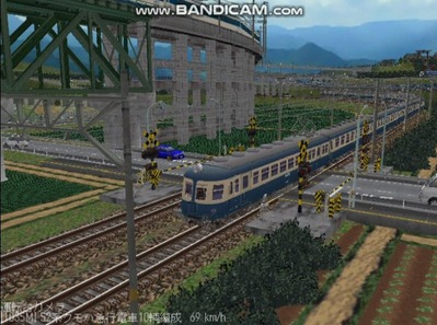 越河レイアウト電車シリーズ58-52系流電5