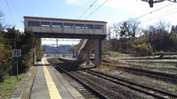 東北本線越河駅ホーム跨線橋2