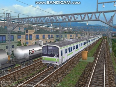 越河レイアウト電車シリーズ78-205系山手線1