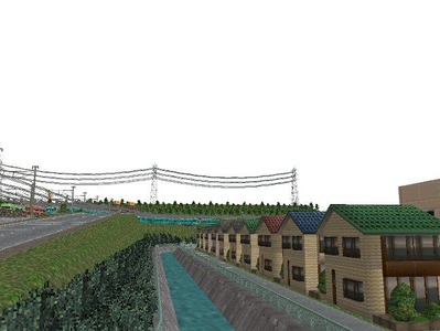 5編成並走見張分線A駅周辺内部4