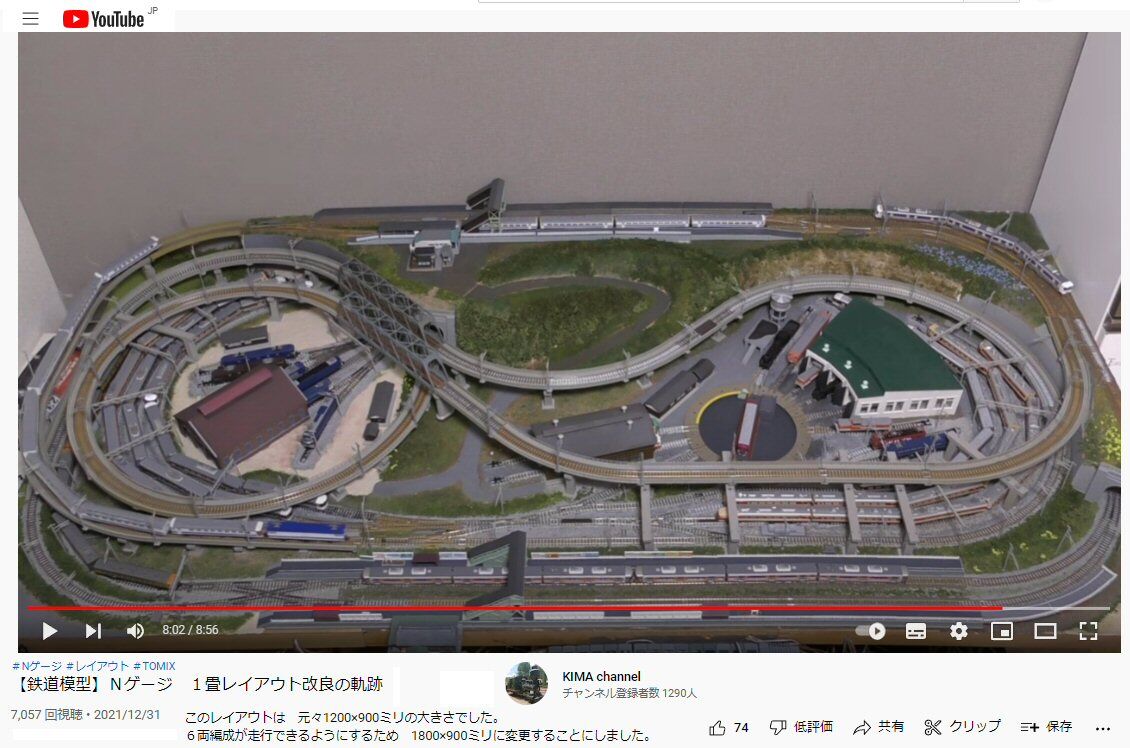 仮想Nゲージ一畳レイアウトのサイズの規定とは、2 : 新VRM3