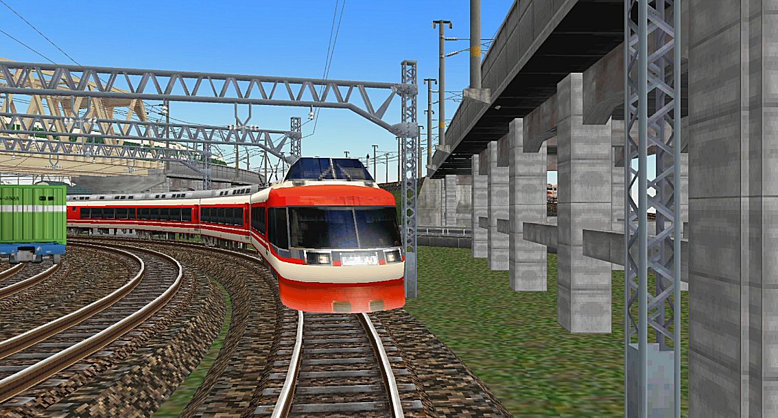 小田急ロマンスカー7000形LSE新塗装色から : 新VRM3☆井戸端会議
