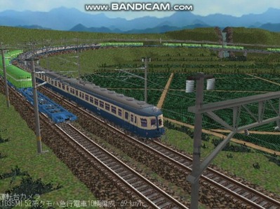 越河レイアウト電車シリーズ58-52系流電6