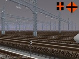 Nゲージレイアウト見張線手直し75