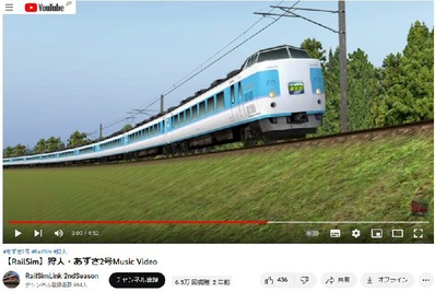 IRailSimあずさ2号183系3