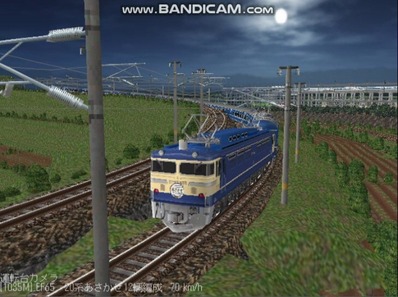 越河レイアウト夜汽車シリーズ13-EF65-500あさかぜ3