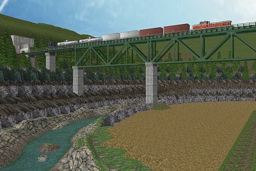 鉄道模型ジオラマ参考レイアウト図6