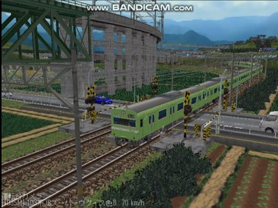 越河レイアウト103シリーズ102-103系低運転台ウグイス色体質改善6