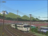 奥中山大カーブ春景色185系2