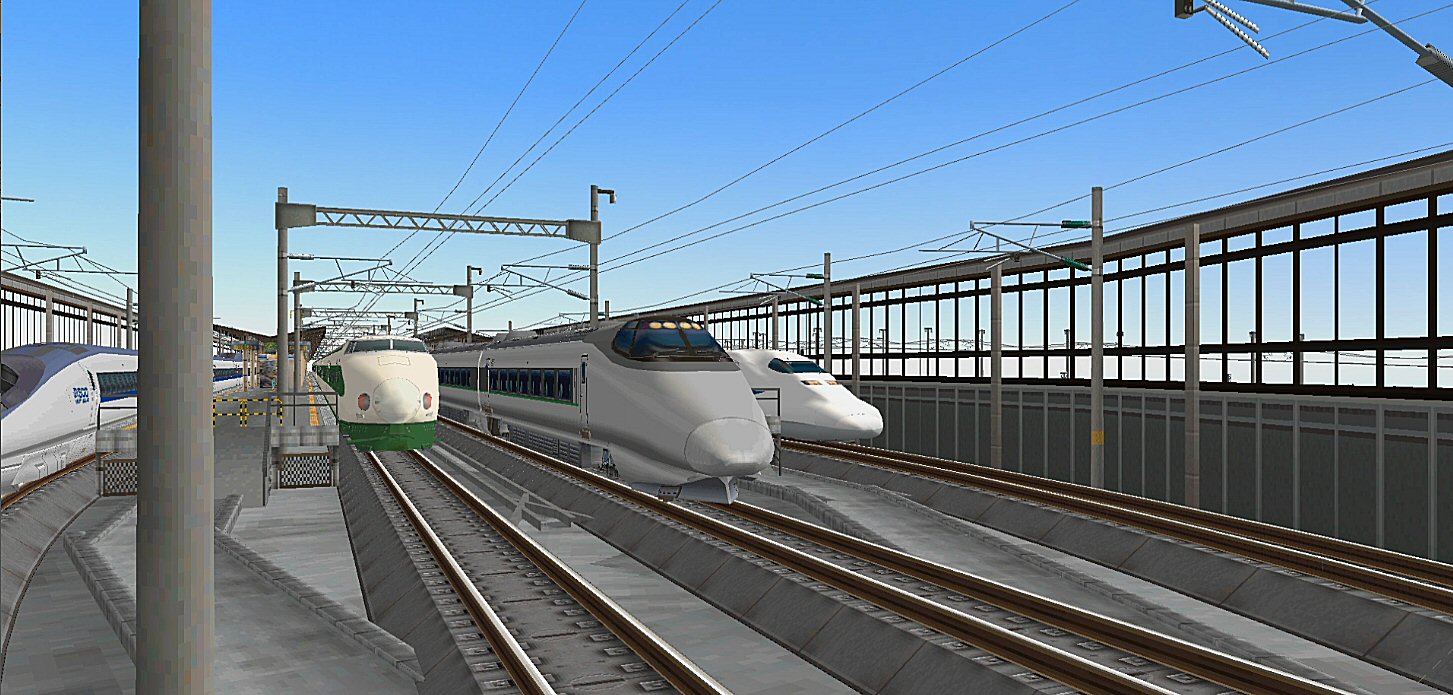 山形新幹線400系旧塗装つばさ6両編成 : 新VRM3☆井戸端会議