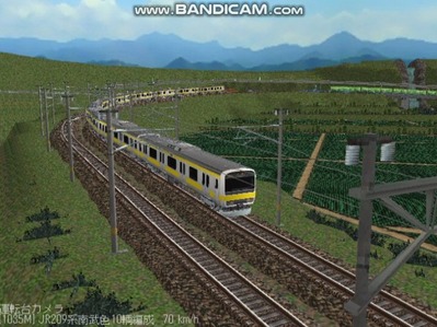 越河レイアウト電車シリーズ77-209系500番台8