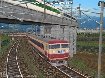 越河レイアウト特急シリーズ12-157系あまぎ5