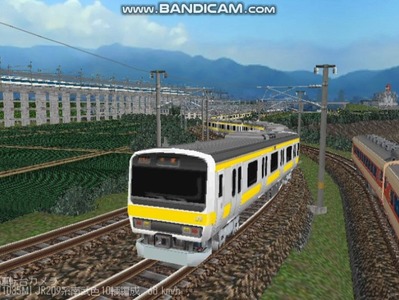 越河レイアウト電車シリーズ77-209系500番台2