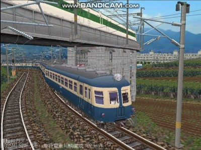 越河レイアウト電車シリーズ58-52系流電4