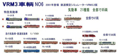新VRM3車両NO6気動車