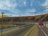 奥中山大カーブ秋景色253系4