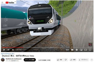 IRailSimあずさ2号183系7