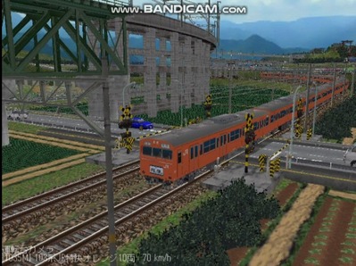 越河レイアウト103シリーズ100-103系J特快高運転台オレンジ色7