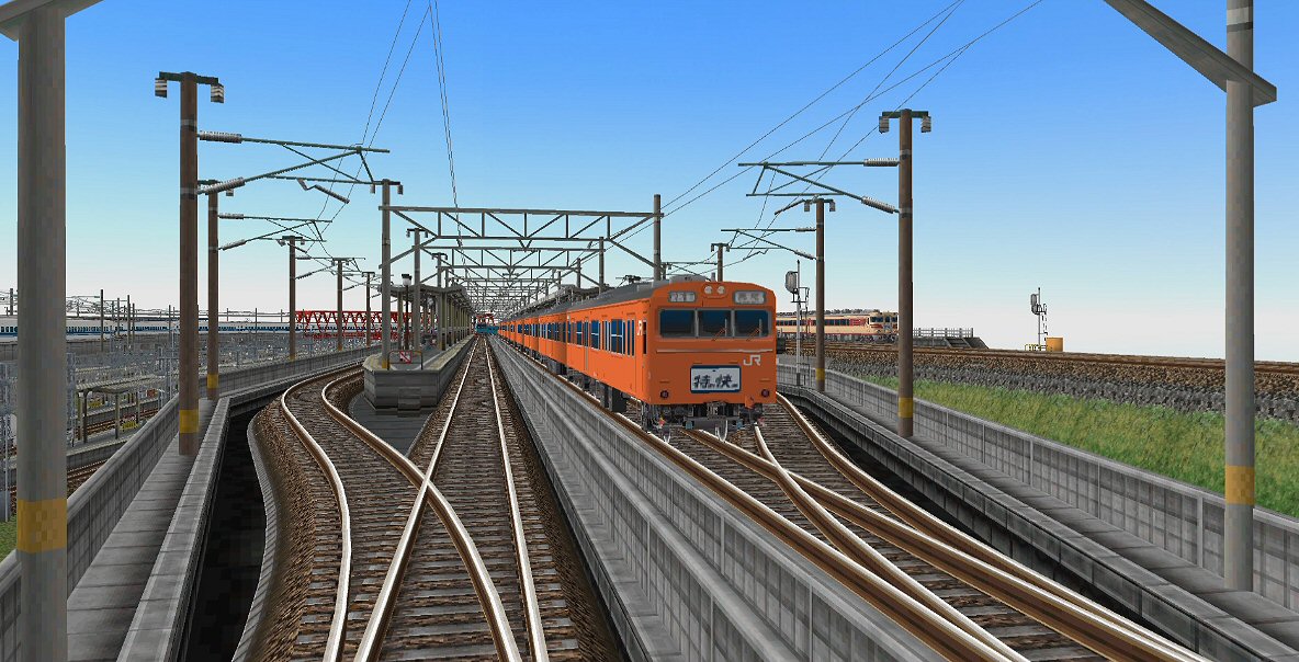 103系JR高運転台中央特快オレンジ色から : 新VRM3☆井戸端会議