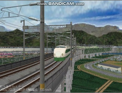 越河レイアウト東北新幹線200系4