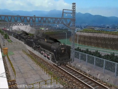 越河レイアウト特急シリーズ番外C62重連セキ3000-4