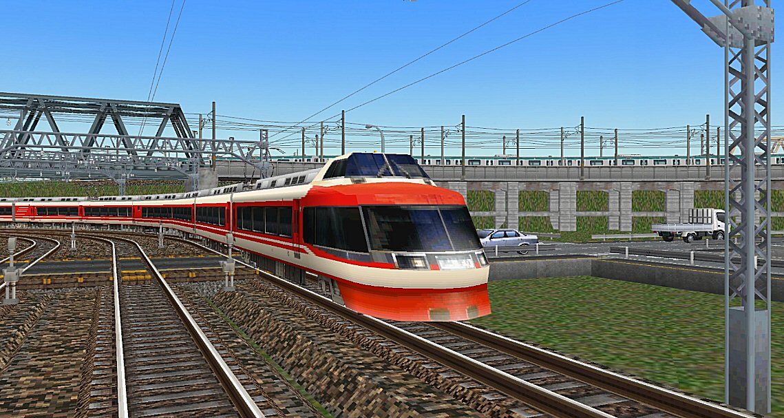 小田急ロマンスカー7000形LSE新塗装色から : 新VRM3☆井戸端会議