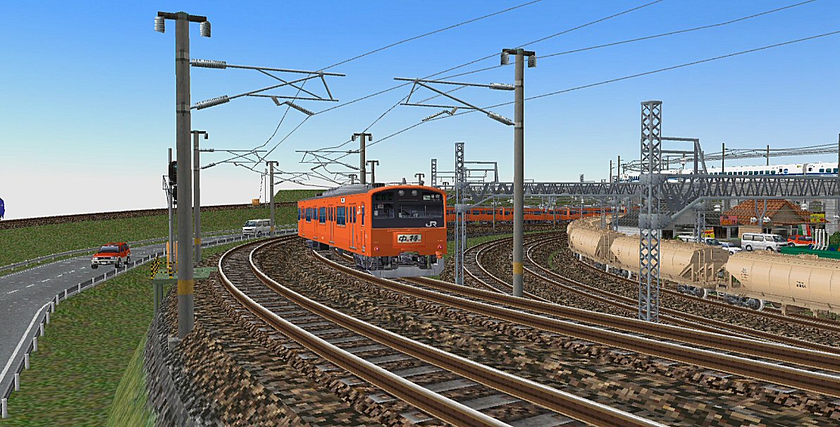 201系JR中央特快オレンジ色10両編成から : 新VRM3☆井戸端会議