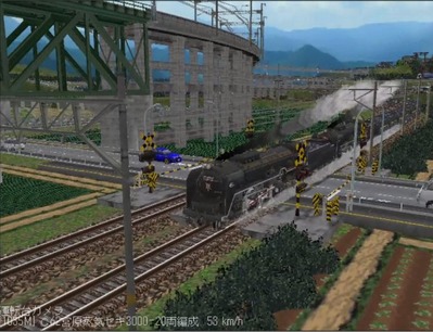 越河レイアウト特急シリーズ番外C62重連セキ3000-8