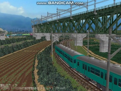 越河レイアウトお気に入り画像5逆トラスト鉄橋