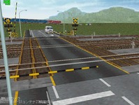 東北本線越河駅耕野踏切5