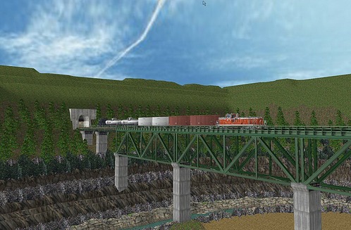 鉄道模型ジオラマ参考レイアウト図3