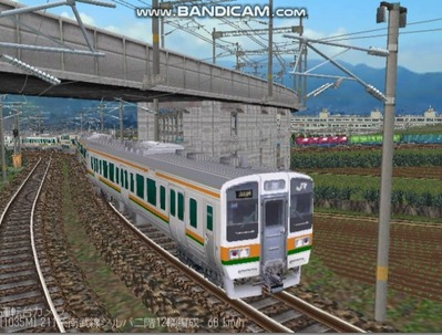 越河レイアウト電車シリーズ76-211系二階建て5
