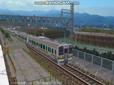 越河レイアウト電車シリーズ76-211系二階建て3