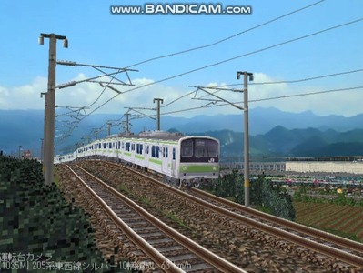 越河レイアウト電車シリーズ78-205系山手線4