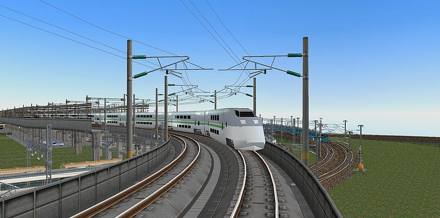 東北新幹線E1系Max旧塗装二階建て編成 : 新VRM3☆井戸端会議