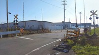石巻線涌谷高運動場前踏切2