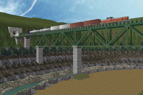 鉄道模型ジオラマ参考レイアウト図5