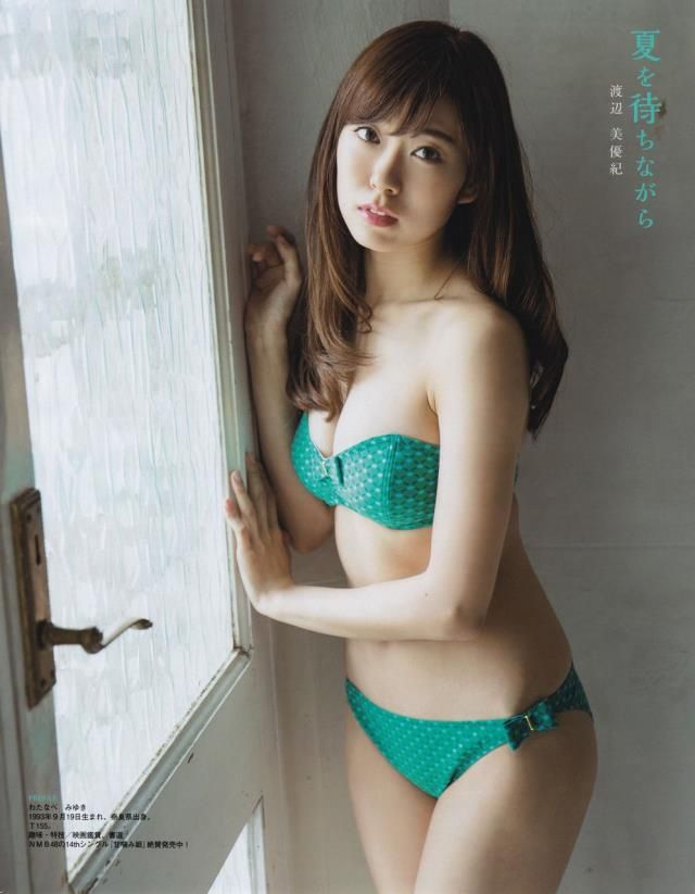 Nmb 渡辺美優紀 下着美脚マイクロビキニ アイドル速報