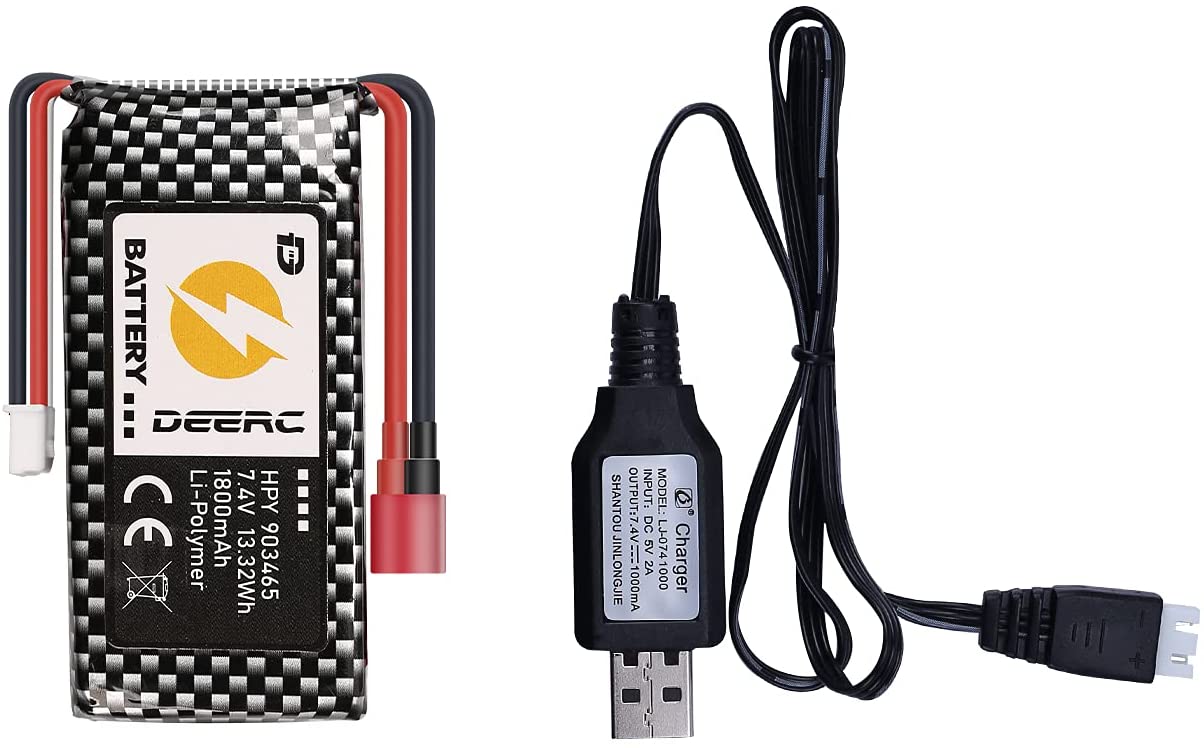 DEERC ラジコンカー RCカー 200E用バッテリー１個セットの画像