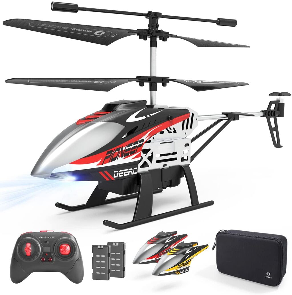DEERC ヘリコプター ラジコン 室内 子供 初心者向け 収納ケース付き 高度維持 ワンキー離陸/着陸 緊急停止 国内認証済み 日本語マニュアル DE52の画像