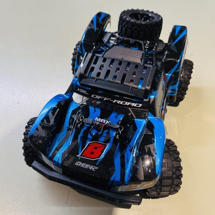 DEERC ラジコン ラジコンカー オフロード リモコンカー 4WD 高速 1/12スケール 電動 RCカー 車おもちゃ 全地形対応 2.4GHz LEDライド 低電圧アラーム 合金ディファレンシャル ステアリング調整可能 子供 小学生 中学生 男の子 初心者 プレゼント 誕生日 贈り物 技適認証済み 日本語説明書 9006Eの画像