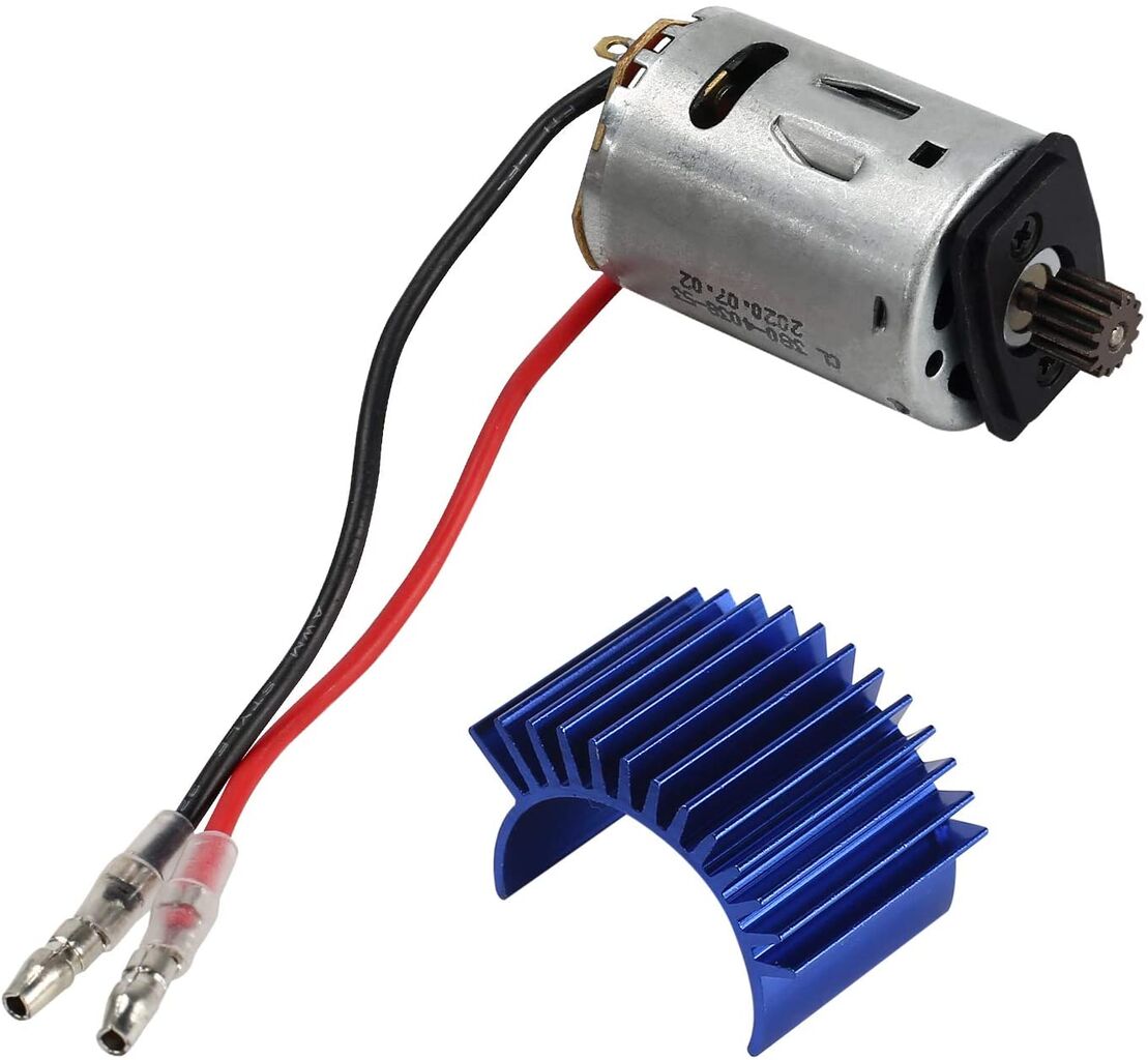 DEERC ラジコンカー9300/9305E/9310 用スペアパーツセット PX9300-34 380モーターセット、PX9300-29Aの画像