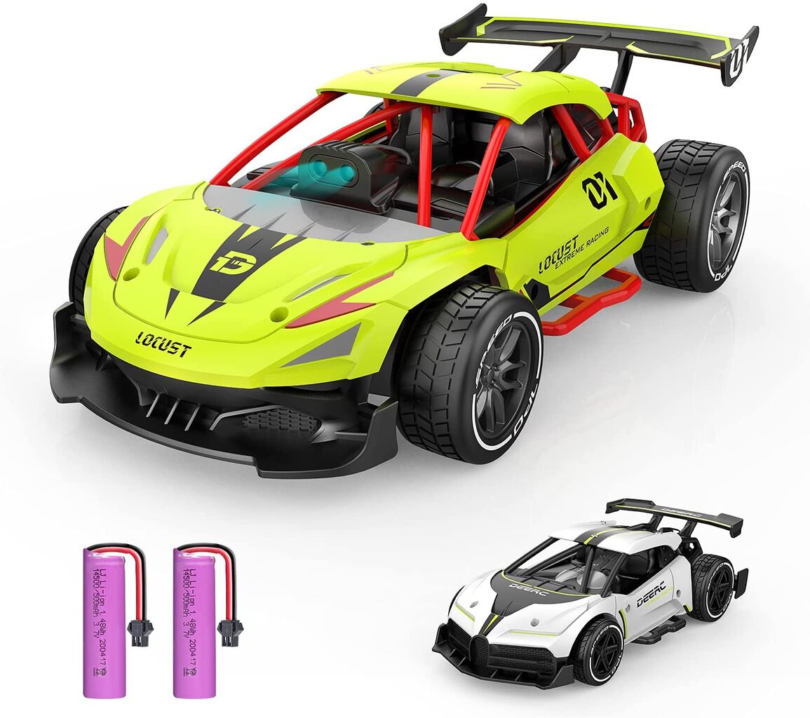 DEERC ラジコンカー こども向け リモコンカー 室内 子供 車 おもちゃ RCカー オフロード 誘導機能 ２つの車 日本国内認証済み 日本語マニュアル付き SL-287Aの画像