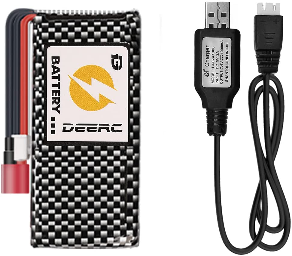 DEERC ラジコンカー RCカー スタントカー 9300/9305E/9310 用バッテリー１個セットの画像