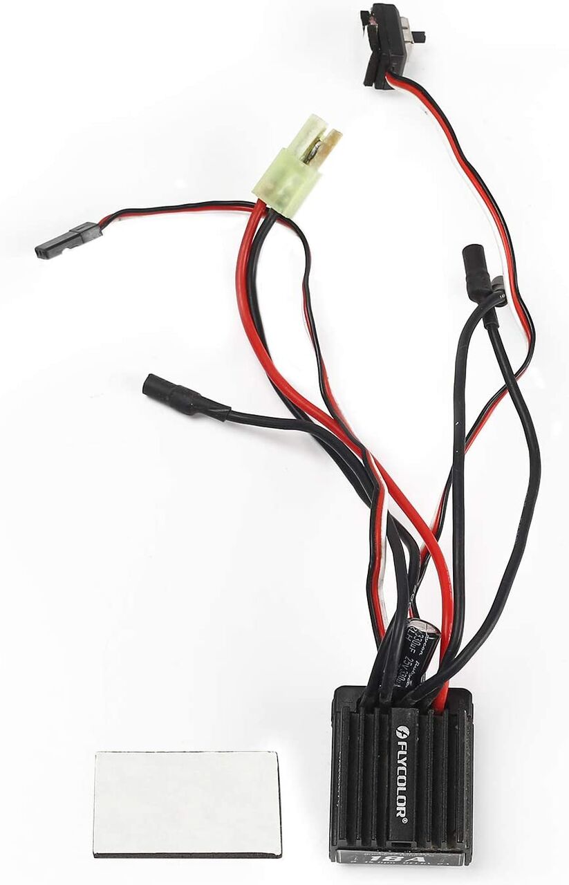 DEERC ラジコンカー300E/302E 用スペアパーツセット PX9300-42 18AブラシレスESC（小田宮プラグ付）セットの画像