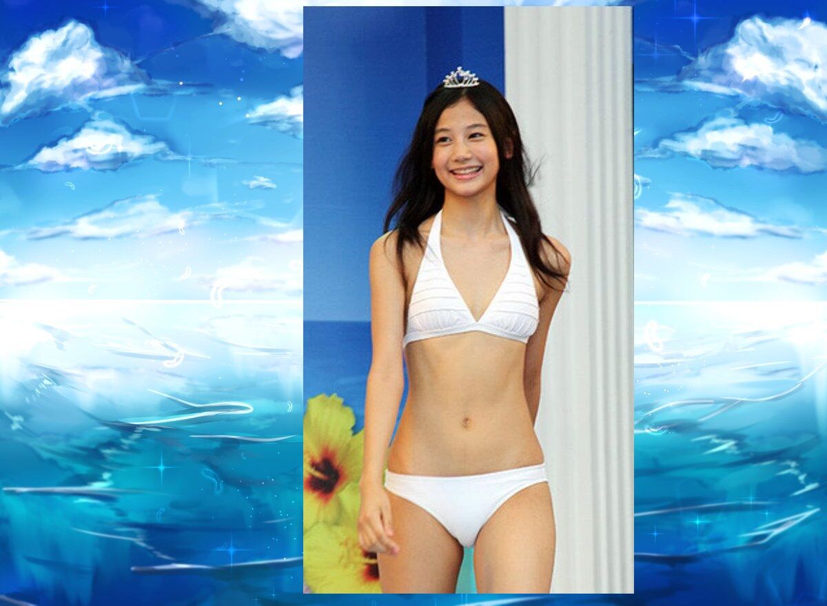 【美ボディ】SSS級美女・清水富美加の清純な白ビキニ