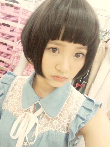 【美女】【美少女】HKT48兒玉遥　ヘアカタログ画像